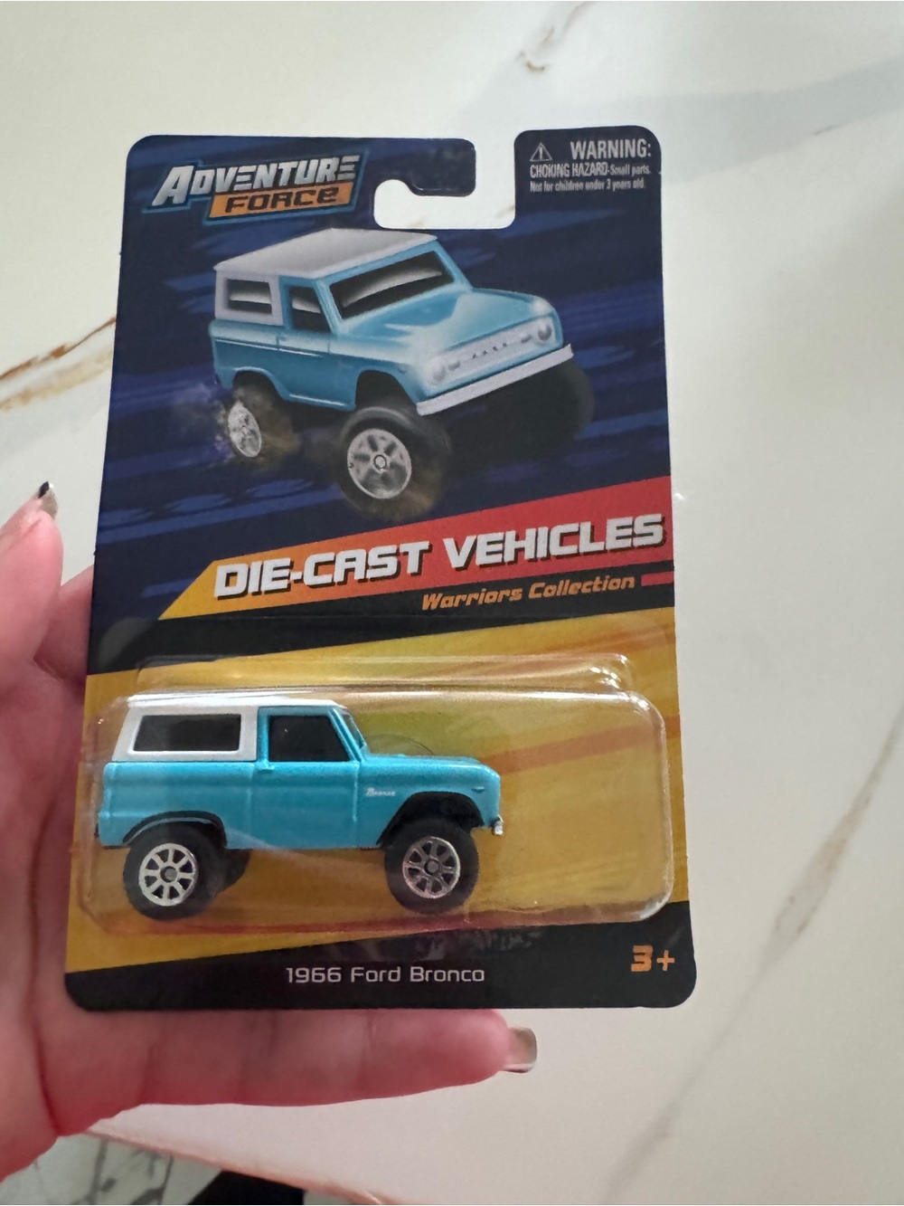 Adventure Force 1966 Ford Bronco Die-Cast Toy - Blue